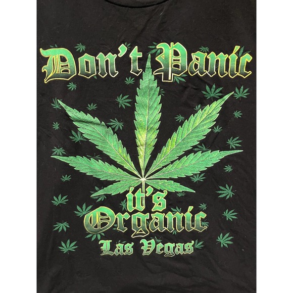 Don’t Panic weed graphic tee - Picture 2 of 3
